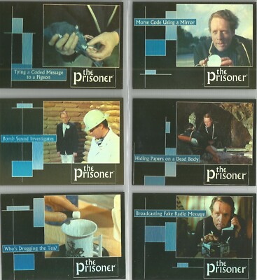 The Prisoner Volume 2 - ''Dirty Tricks'' Set of 6 Chase Cards #PDT1-6