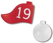 19th Hole Golf Theme Patio Gazebo Camper Party Lights 10-LIGHT Set  Outdoor