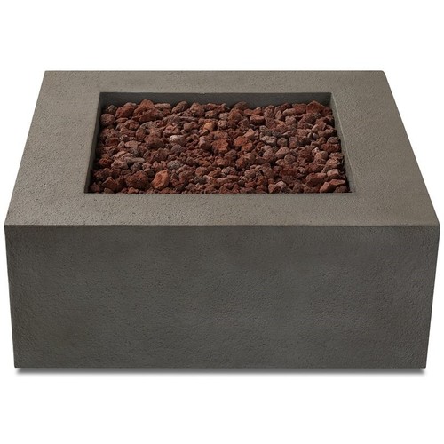 Home Square 2-Piece Set with 36.5" Square Propane Fire Table and Patio Loveseat - Picture 11 of 14