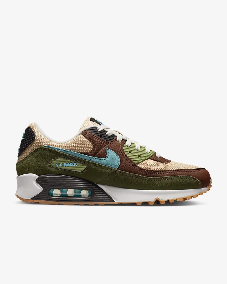 Men s Nike Air Max 90 Trainers Rattan Cacao Wow Cargo Khaki Copa Size UK 6.5