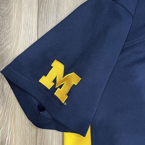 Nike Elite Michigan Wolverines Basketball Warm Up Jacket Mens XXL 2XL Snap Down - Picture 6 of 13