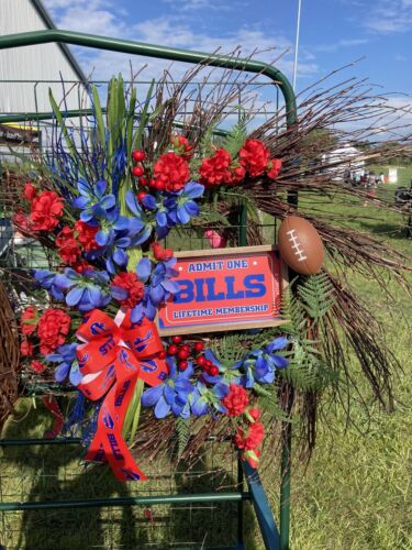 Buffalo Bills Wreath Handmade