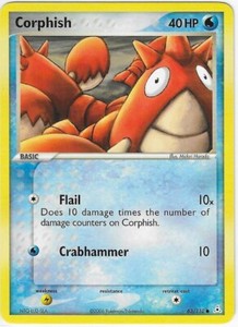 CORPHISH  63/110 EX HOLON PHANTOMS Pokemon Card    NM-MT