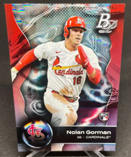 Nolan Gorman RC 2023 Bowman Platinum #77 Ice Foil St. Louis Cardinals