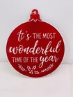 Park Hill “ It’s The Most Wonderful Time Of The Year “ Ornament Iron Sign 🎄