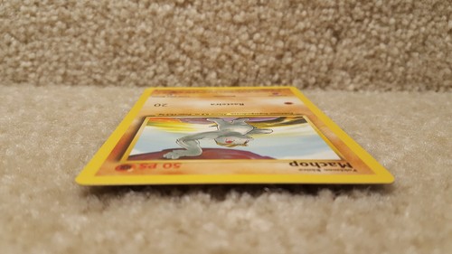 1999 Pokemon Karte Base Set Machop 52/102 Portugiesische Version Edition - Bild 8 von 9