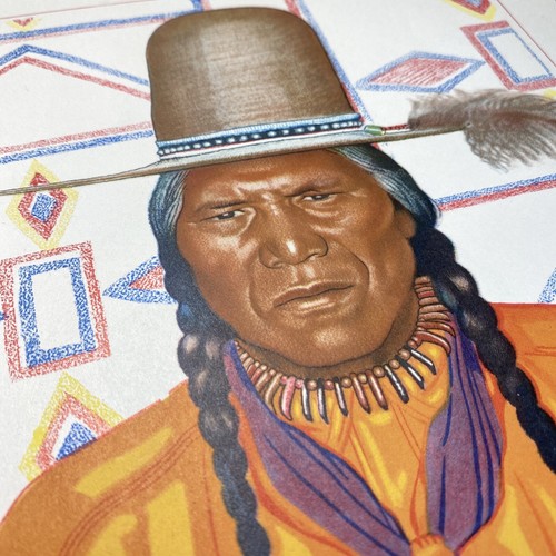 Blackfeet Pecunnie 1940s print Reiss Brave Night Shoots - Picture 3 of 14
