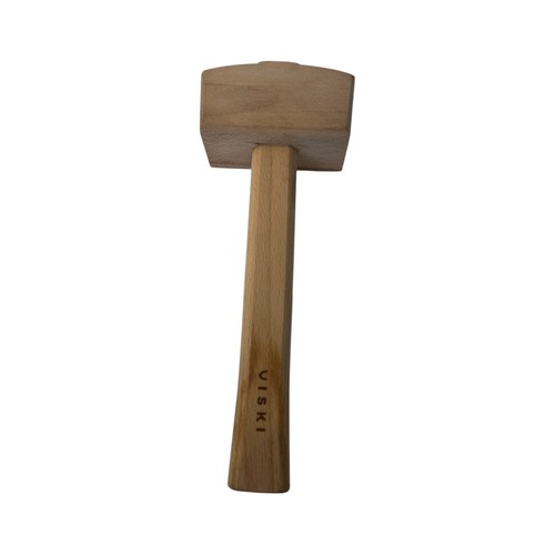VISKI Cocktail Ice Wooden Mallet Hammer Beechwood Barware - Picture 5 of 10