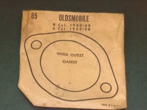 McCord Water Neck Outlet Thermostat Gasket # 85; Fits 1939-1950 Oldsmobile - Picture 1 of 2