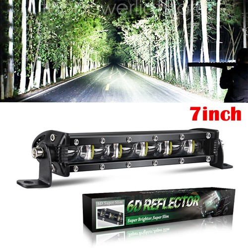 Barra de luz de trabajo LED de una fila 14/20/32/38/44/50 SUV todoterreno SUV camión - Imagen 14 de 43