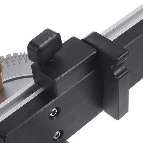 US 450mm 27 Angle Miter Gauge Table Saw Router Woodwork Brass Handle Jiont Jig - Picture 12 of 12