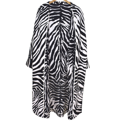 Dolce & Gabbana Silk Twill Zebra Print Kimono Jacket Robe IT 50 AU 18 - Bild 6 von 23