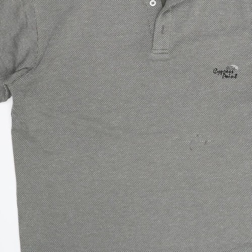 Cypress point Mens Grey Polyester Blend Polo Size M Collared - Picture 11 of 12