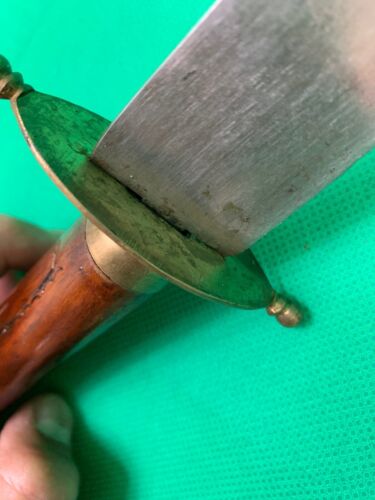 Vintage indisches Schnitzerei-Set mit schönem Messer und Gabel im Hartholzkoffer. - Bild 10 von 12
