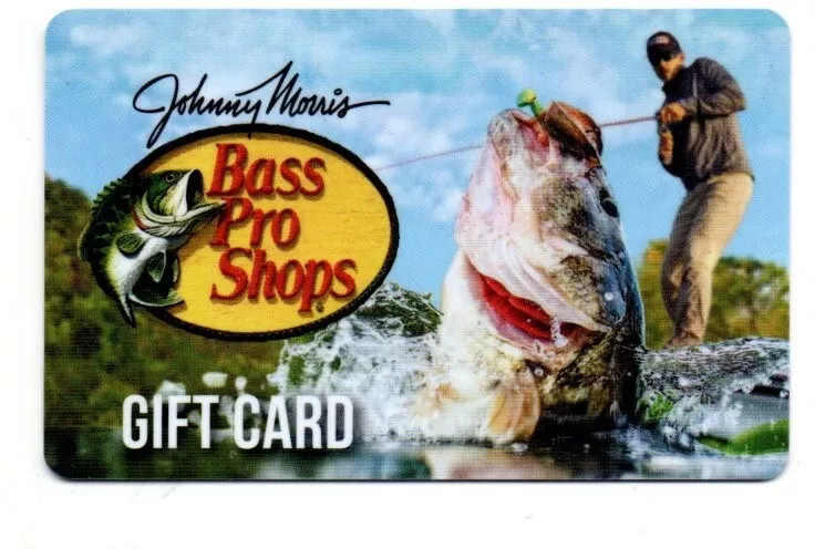 Bass Pro Shops Man Catching Fish Gift Card No $ Value Collectible