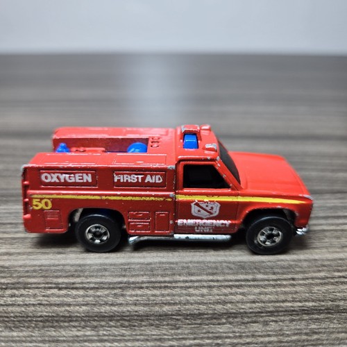 Hot Wheels Blackwall Unità di Emergenza 50 Camion dei Pompieri - Hong Kong - Foto 1 di 6