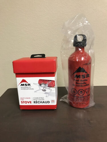 NEW MSR Whisperlite International Stove w/ 20 oz Fuel Bottle