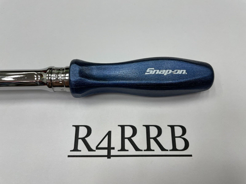 Snap-on Tools POWER BLUE 3/8" Drive Hard Grip Round Swivel Ratchet FHNFD100MB - Picture 3 of 11