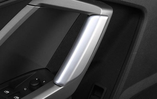 Fit For Audi Q3 2019-2022 2023 ABS Silver Interior Door Armrest Cover Trim 4PCS - Picture 8 of 8