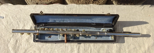 Old flute Hans Reiner Schöneck approx. 67.5 cm - Picture 7 of 8