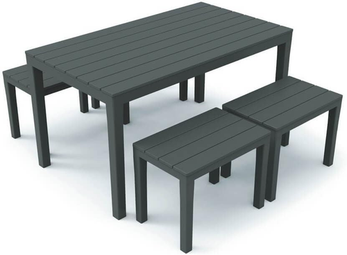 Set Samoa 5 Pz. Antracite - Foto 4 di 12