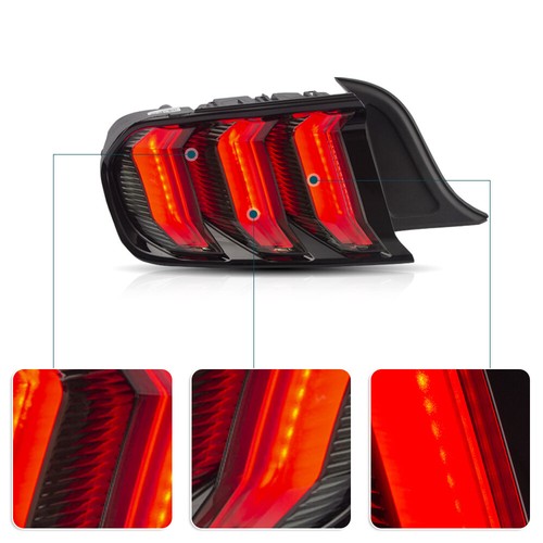Luces traseras LED de humo para Ford Mustang 2015-2021 con señal de giro secuencial y 5 modos - Imagen 11 de 19