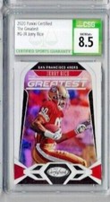 2020 Panini Certified Jerry Rice The Greatest CSG 8.5