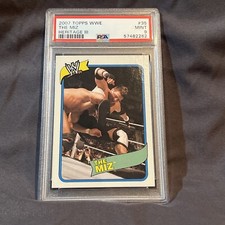 2007 WWE Heritage III #35 The MIZ PSA 9 Rookie Card Pop 1 Only 1 Higher MTV WWF