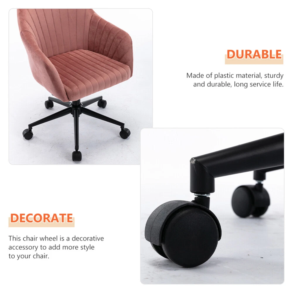 4pcs office chair wheels Practical Plastic Office Chair Casters