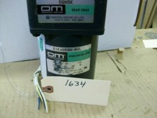 ORIENTAL MOTOR 5IK40RGN-AUL WITH 5GN5K GEAR HEAD