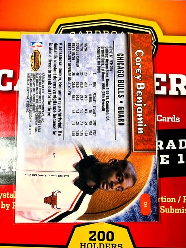 1125 50% OFF 3+ FIXED CARDS! NB1998-99 Bowman's Best - #124 Corey Benjamin (RC) - Picture 2 of 2