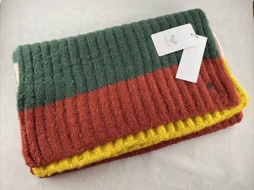 ROXY 'Simple Story' Striped Color Block Scarf, One Size - Cilantro (GZZ0) - Picture 7 of 7