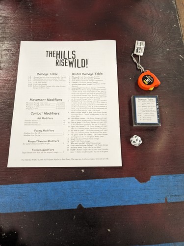 The Hills Run Wild Pagan Publishing Lovecraftian Hillbilly Horror Mini/Board Gam - Picture 8 of 10