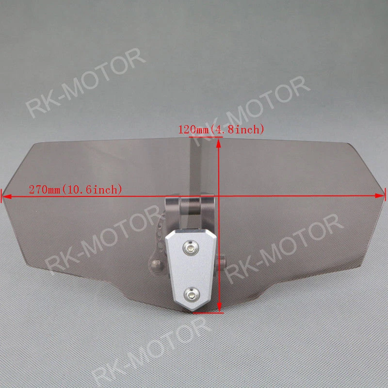 Clip On Deflector Parabrisas Pantalla Apto para DUCATI Monster S2R 800 1000 Smoke Foto 3 de 4