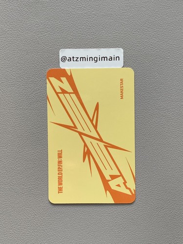 Ateez EP FIN WILL Makestar 4.0 Luckydraw Tangerine Blanket Photocard - Picture 19 of 28