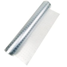 HFS R 27IN X 12FT Clear PVC Anti-Slip Heavy Duty Floor Runner Rug Protector