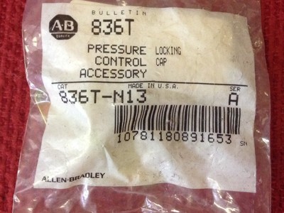 ALLEN-BRADLEY - Catalog #836T-N13, Series A - Locking Cap - NEW