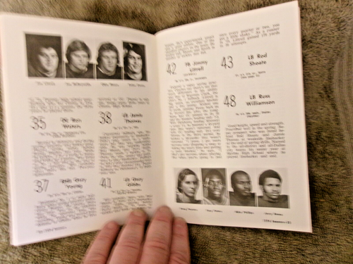 1974 OKLAHOMA FUSSBALL MEDIENFÜHRER Jahrbuch NAT CHAMPS! Joe Washington Programm - Bild 19 von 24