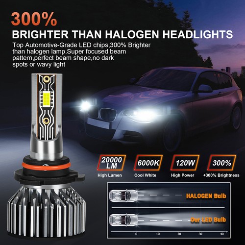 For Subaru Outback Legacy 2005-2014 High/Low Beam LED Headlights Bulbs 6000K V2T - Picture 4 of 12