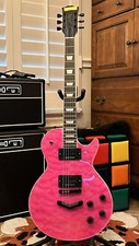Ships From Texas! Chibson Les Paul In Hot Pink - Lots Of Upgrades!!!