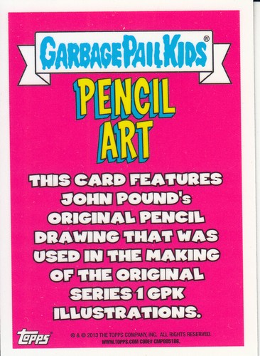 2013 GARBAGE PAIL ENFANTS CHROME 1ÈRE SÉRIE 1 CHOISISSEZ VOTRE CARTE *CRAYON* 1-41 A/B - Photo 12/160