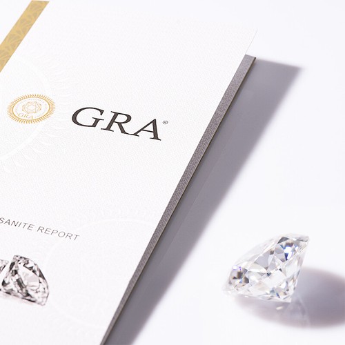 Certificated Moissanite White D VVS1 Round 10H&10A Cut Loose Stone Use 4 Jewelry - Picture 11 of 15
