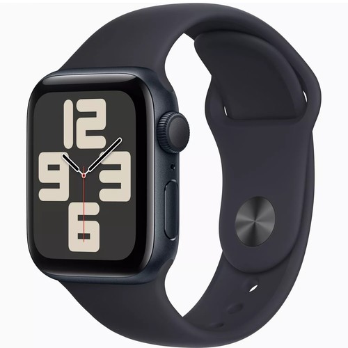 Apple Watch SE 2023 2 gen GPS 40mm Cassa Alluminio Mezzanotte Cinturino Midnight - Foto 1 di 3