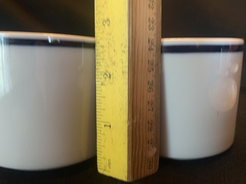 Dansk Maribo Blau Bistrotassen und Untertassen 4er Set EUC - Bild 11 von 12