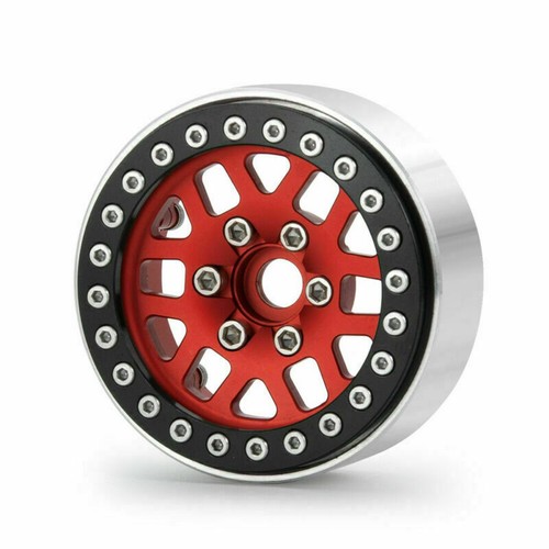 2pz Cerchio in lega Beadlock 1,9" per cingolato radiocomandato 1:10 AXIAL SCX10 D90 TRX4 CC01 - Foto 1 di 11