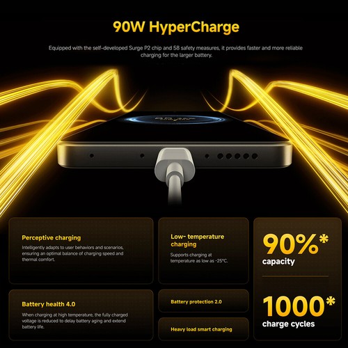 Smartfon Xiaomi POCO X7 Pro 12GB + 256GB 6,67" Wymiary 8400 Ultra HyperOS 5G - Zdjęcie 7 z 15