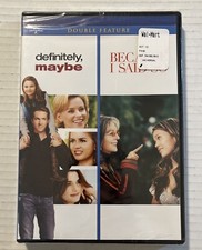 DEFINITELY MAYBE & BECAUSE I SAID SO DVD DOUBLE FEATURE BRAND NEW SEALED