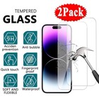 Tempered Glass Screen Protector For iPhone 16 15 14 13 12 11 Pro Mini XR XS Max