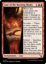 CASE OF THE BURNING MASKS X 4 N/M MURDERS AT KARLOV MANOR MAGIC THE GATHERING