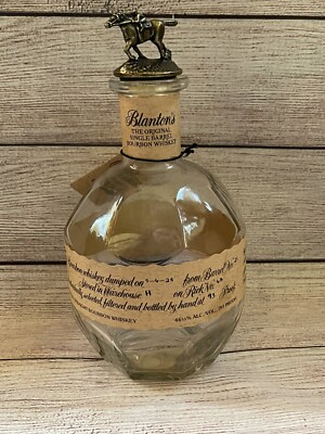 Blanton's Single Barrel Bourbon Whiskey Empty Bottle 750ml, Cap type is「T」